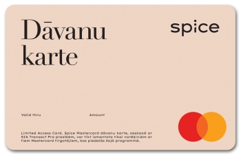 TC Spice | Dāvanu karte 20EUR un 50EUR vērtībā