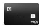 Карта C Infiniti с логотипами C и VISA.