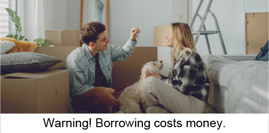 Warning! Borrowing costs money.