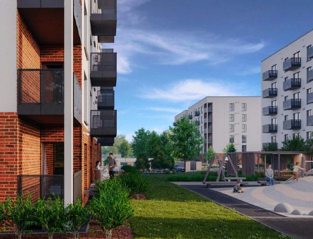 Новый жилой проект Hartmaņa kvartāls