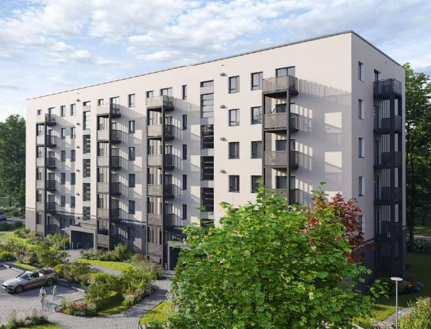 Новый жилой проект Šampētera kvartāls