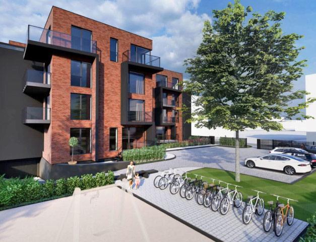 Jaunā projekta dzīvokļu ēka Kaukāza Nami