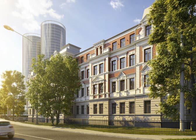 Jaunā projekta dzīvokļu ēka Raņķa Dambis 31