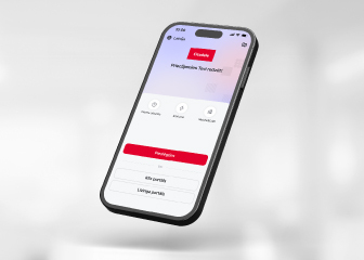 Mobilā telefona ekrāns ar atvērtu Citadeles mobilās lietotnes pieslēgšanās skatu.